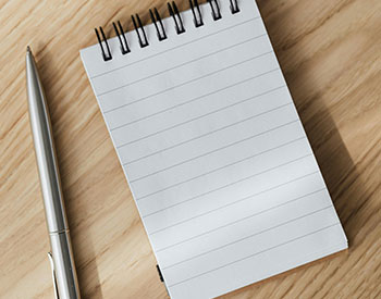 lined mini notebook image