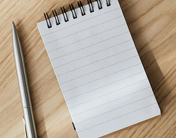 lined mini notebook image